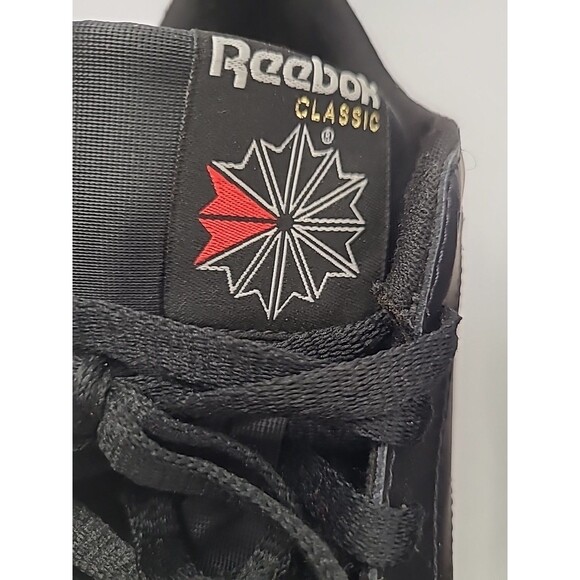 Reebok Classic Leather Men's Shoes Sneaker Size 14 Black/Gum Bottom GY0954 - Picture 8 of 10